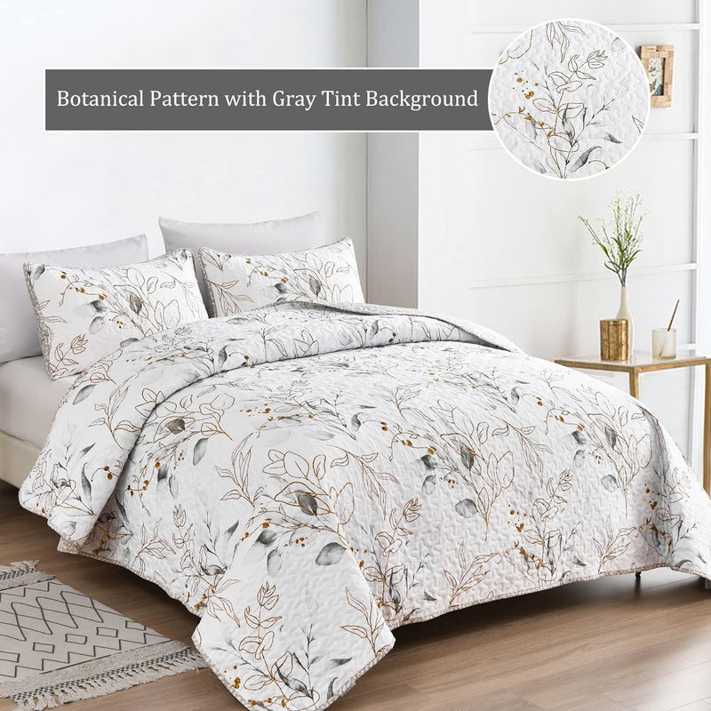 Breathtaking Quilted Coverlet and Pillowcases Set: Transform Your Bedroom's Look