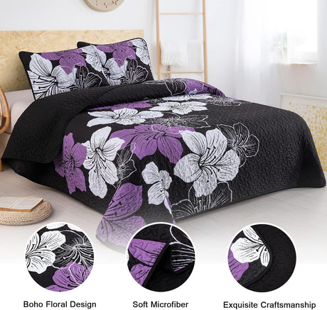 Majestic Quilted Bedspread and Pillowcases Set: Unmatched Beauty and Comfort