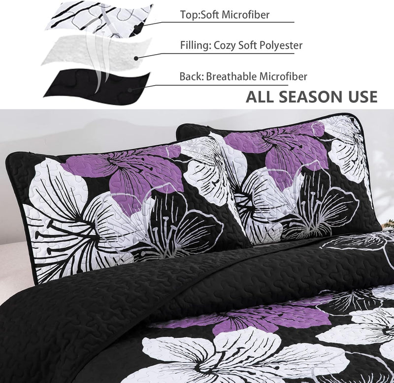 Majestic Quilted Bedspread and Pillowcases Set: Unmatched Beauty and Comfort