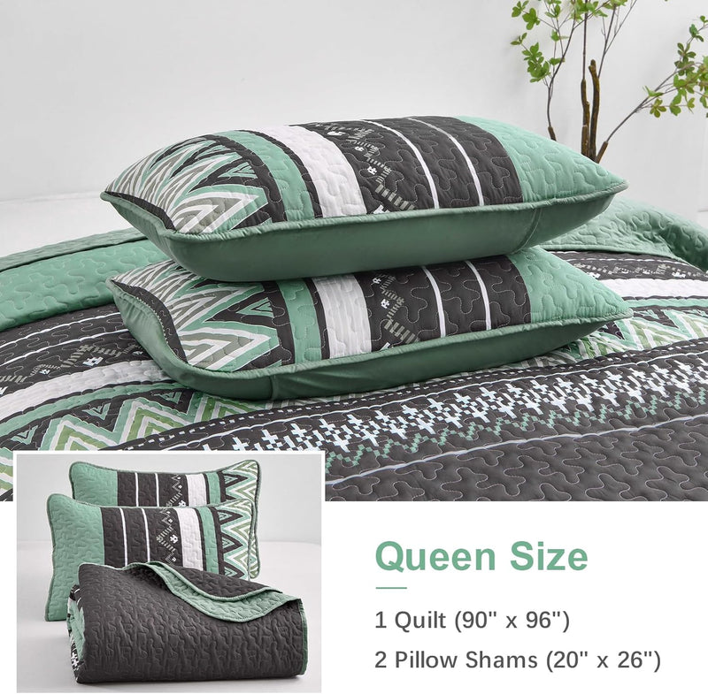 Neutral Quilted bedspread and pillowcovers set: Versatile Style