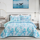 Inviting Quilted bedspread and pillowcovers set: Ideal for All Seasons