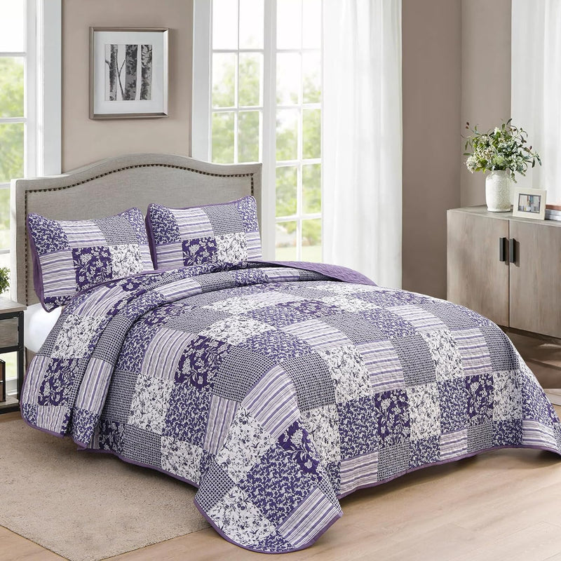 Harmonious Quilted bedspread and pillowcovers set: Perfect Balance of Style