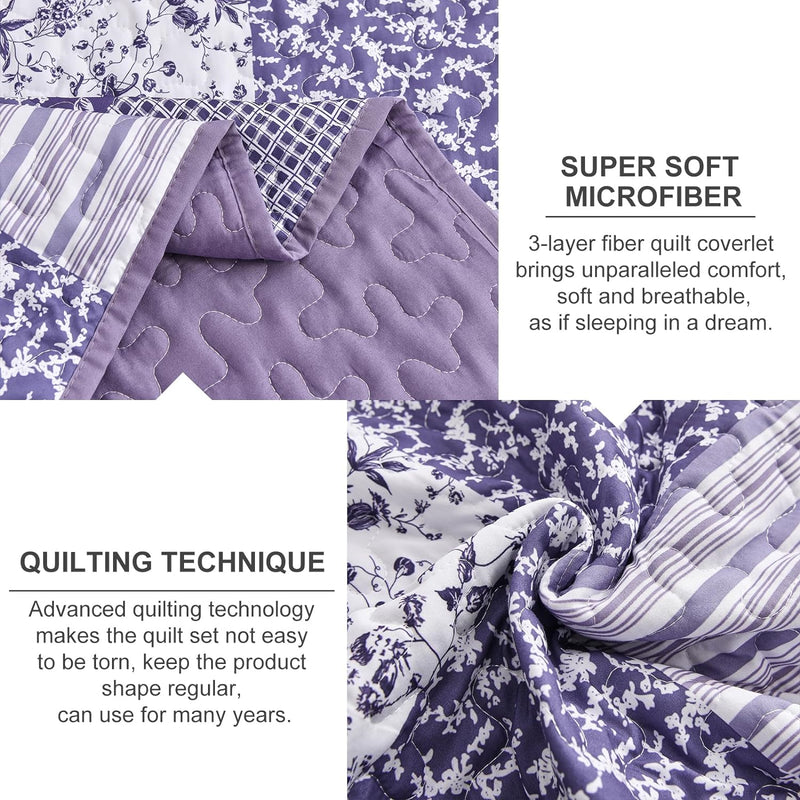 Harmonious Quilted bedspread and pillowcovers set: Perfect Balance of Style