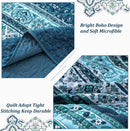 Opalescent Quilted coverlet and pillowcovers set: Shimmering Beauty