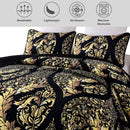 Luminous Quilted Coverlet and Pillowcases Set: Brighten Your Bedroom Atmosphere