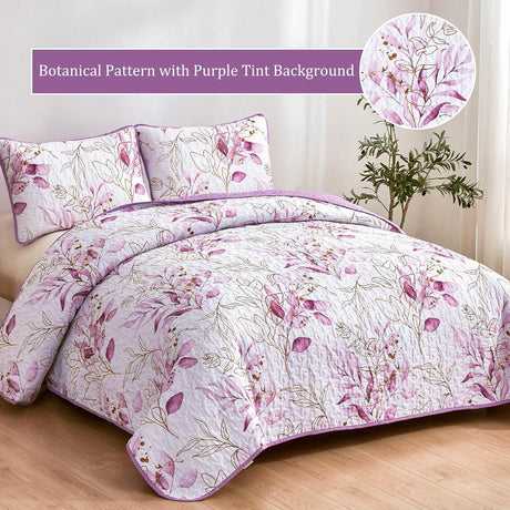 Unique Quilted bedspread and pillowcovers set: Stand Out in Style