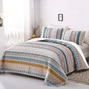 Graceful Quilted Coverlet and Pillowcases Set: Timeless Beauty and Comfort