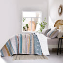 Graceful Quilted Coverlet and Pillowcases Set: Timeless Beauty and Comfort