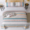 Graceful Quilted Coverlet and Pillowcases Set: Timeless Beauty and Comfort