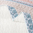 Graceful Quilted Coverlet and Pillowcases Set: Timeless Beauty and Comfort