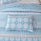 Peaceful Quilted coverlet and pillowcovers set: Relax and Unwind