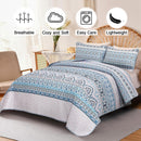 Cozy Quilted Coverlet and Pillowcases Set: A Hug for Your Bed