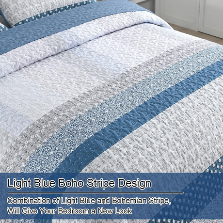 Dazzling Quilted bedspread and pillowcovers set: Add Sparkle to Your Space