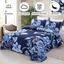 Vibrant Quilted coverlet and pillowcovers set: Eye Catching Design