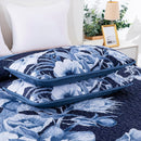 Vibrant Quilted coverlet and pillowcovers set: Eye Catching Design