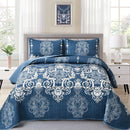 Alluring Quilted bedspread and pillowcovers set: Luxurious Bedroom Addition