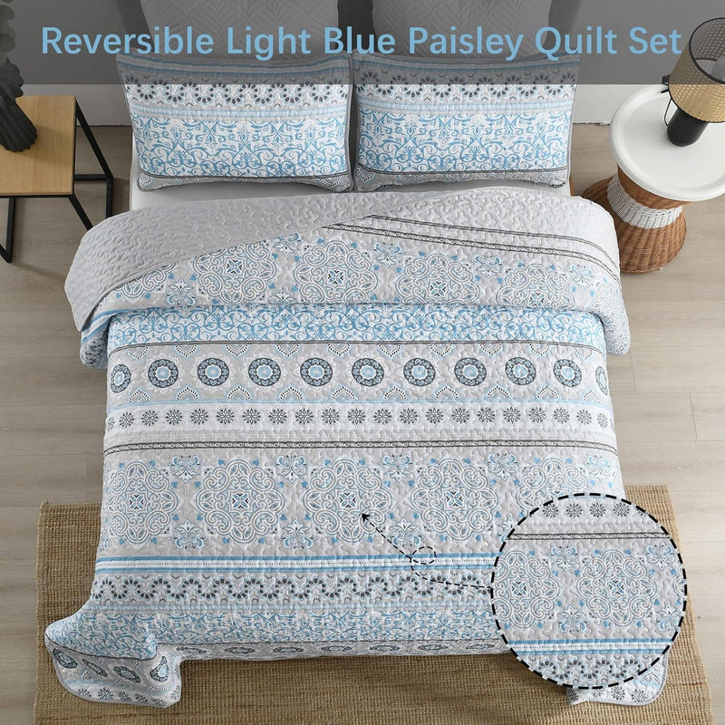 Joyful Quilted coverlet and pillowcovers set: Brighten Up Your Bedroom