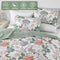 Understated Quilted coverlet and pillowcovers set: Subtle Elegance