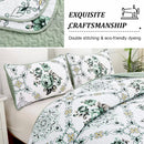 Exquisite Quilted Bedspread and Pillowcases Set: A Touch of Elegance for Your Space