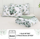 Exquisite Quilted Bedspread and Pillowcases Set: A Touch of Elegance for Your Space