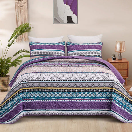 Hygge Quilted bedspread and pillowcovers set: Embrace Cozy Living