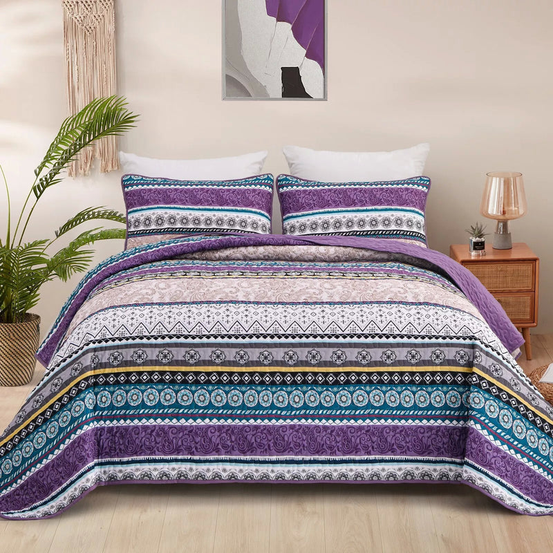 Hygge Quilted bedspread and pillowcovers set: Embrace Cozy Living