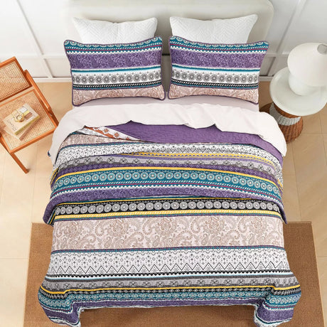 Hygge Quilted bedspread and pillowcovers set: Embrace Cozy Living