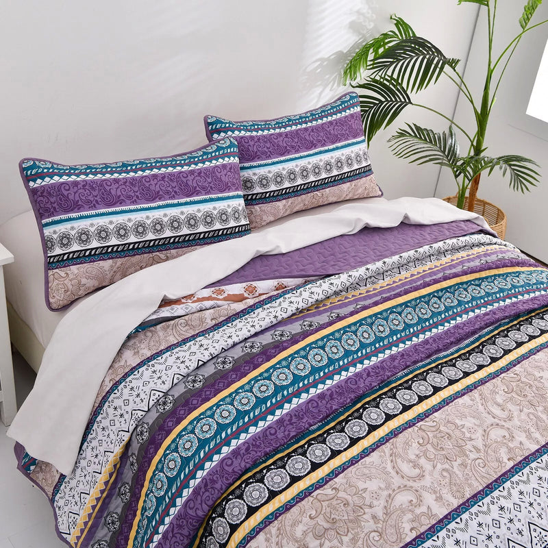 Hygge Quilted bedspread and pillowcovers set: Embrace Cozy Living