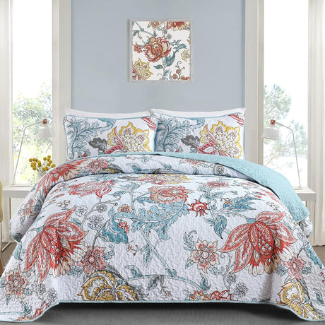 Jazzy Quilted bedspread and pillowcovers set: Express Your Personality