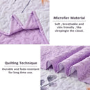 Knit Quilted coverlet and pillowcovers set: Cozy and Textured