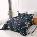 Abstract Quilted coverlet and pillowcovers set: Unique and Artistic