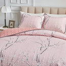 Versatile Quilted Coverlet and Pillowcases Set: Adapts to Every Season