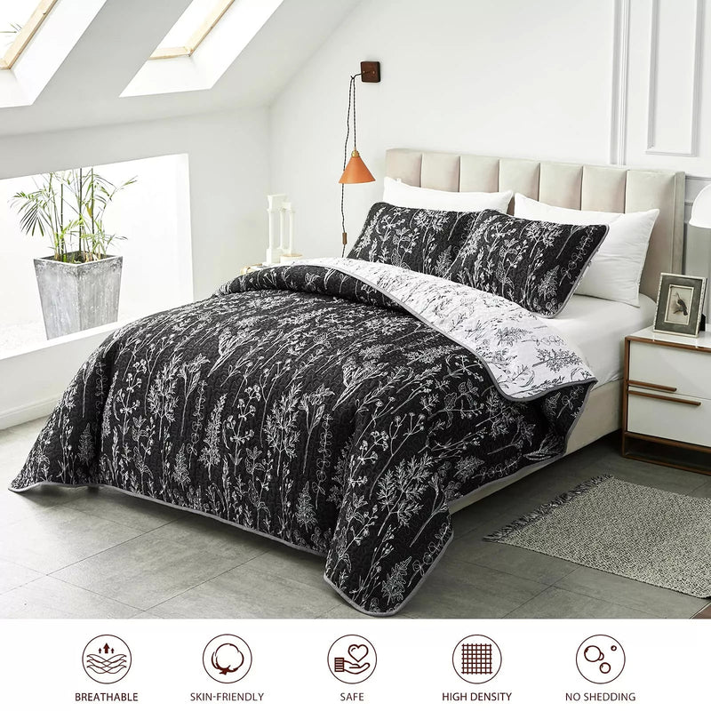 Cultured Quilted Coverlet and Pillowcases Set: Style Meets Functionality