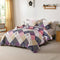 Intricate Quilted coverlet and pillowcovers set: Attention to Detail