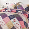 Intricate Quilted coverlet and pillowcovers set: Attention to Detail