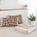 Sophisticated Quilted Bedspread and Pillowcases Set: Exquisite Design and Comfort