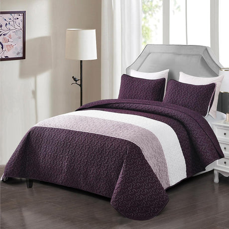 Radiant Quilted coverlet and pillowcovers set: Brighten Any Room