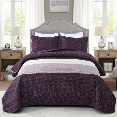 Radiant Quilted coverlet and pillowcovers set: Brighten Any Room