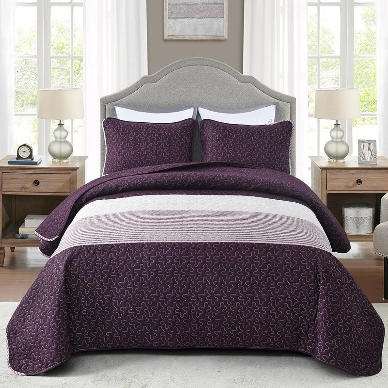 Radiant Quilted coverlet and pillowcovers set: Brighten Any Room