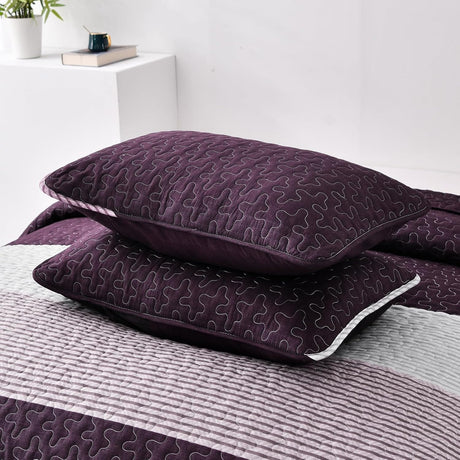 Radiant Quilted coverlet and pillowcovers set: Brighten Any Room