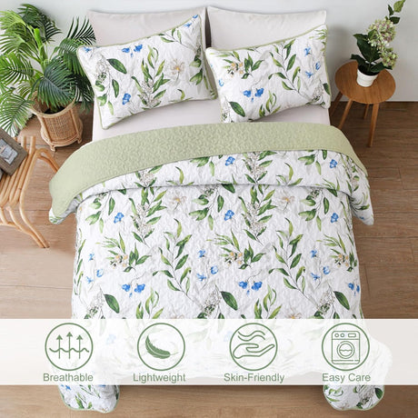 Fancy Quilted coverlet and pillowcovers set: Stylish Bedroom Update