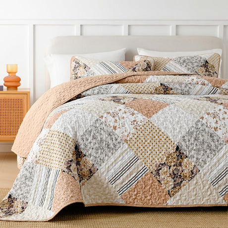 Transcendent Quilted bedspread and pillowcovers set: Elevated Comfort