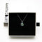 Gift Gox - Aroma Necklace White Gold - Planet Celestial Aqua (Light Blue) + Purify Oil Blend