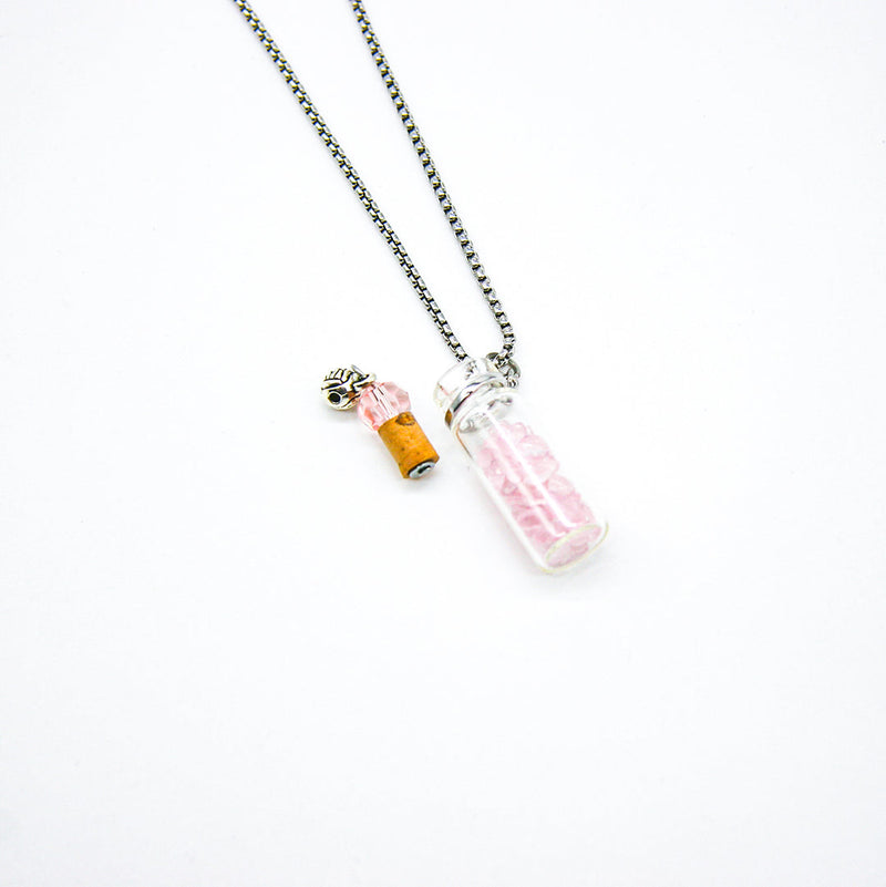 Gift Gox - Crystal Bottle (Rose Quartz) + Purify Oil Blend