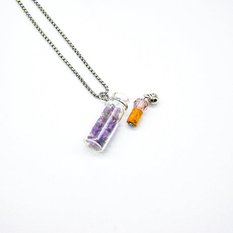 Gift Gox - Crystal Bottle (Amethyst) + Purify Oil Blend