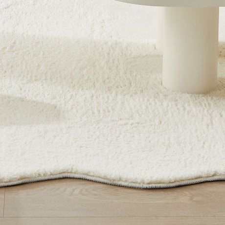 Jeremy Wave-shaped Fluffy Rug - 160 cm