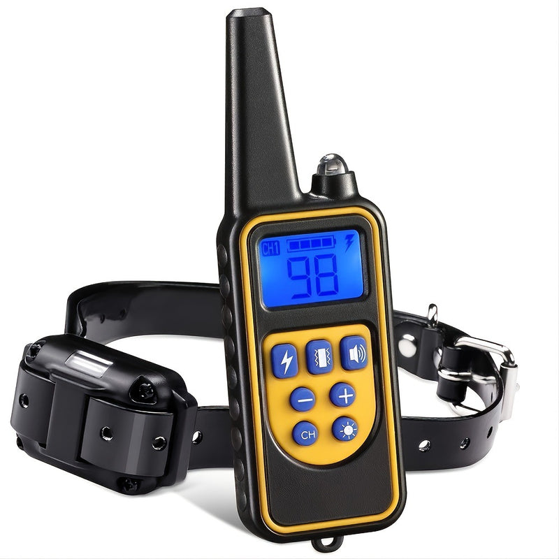 Advanced Remote Dog Training Collar with 99 Adjustable Levels,LCD Display,Beep,Vibration,and Shock Modes