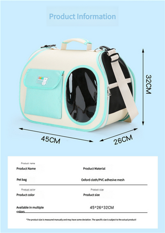 Yellow Colors Pet Carrier Backpack, Breathable Cat Carrier Backpack with Transparent Window, Airline Approved Dog Backpack Carrier for Small Dogs and Cats, Travel Hiking Camping