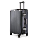 Aluminum Alloy Hard-Shell Suitcase with TSA Lock -20" Spinner Luggage in Black