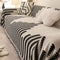 One -piece full -cover line sofa towel 180*420cm